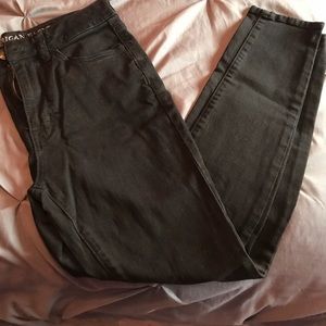 Black American Eagle high rise jegging